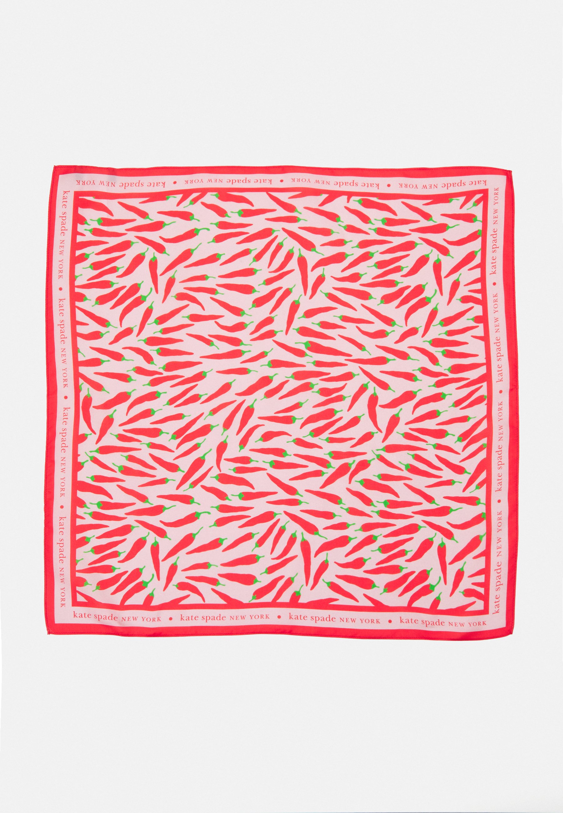 kate spade new york PEPPERS BANDANA Foulard pale carnation/red