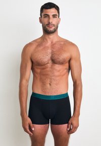Puma MEN EVERYDAY TRUNKS 2 PACK - Boxer alsónadrág - sea green/black