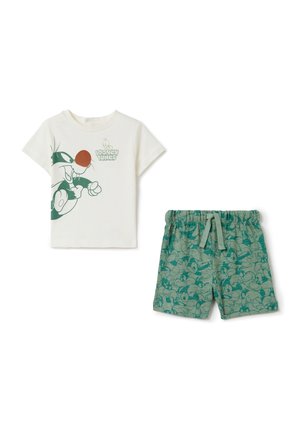 OVS SET WITH SYLVESTER THE CAT  - Jogginghose - white green