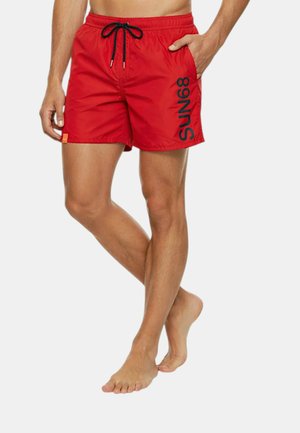 Sun68, SWIMMING SHORT - Shorts da mare - red
