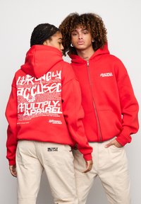OVERSIZE TRIAL - Sudadera con cremallera - flame scarlet
