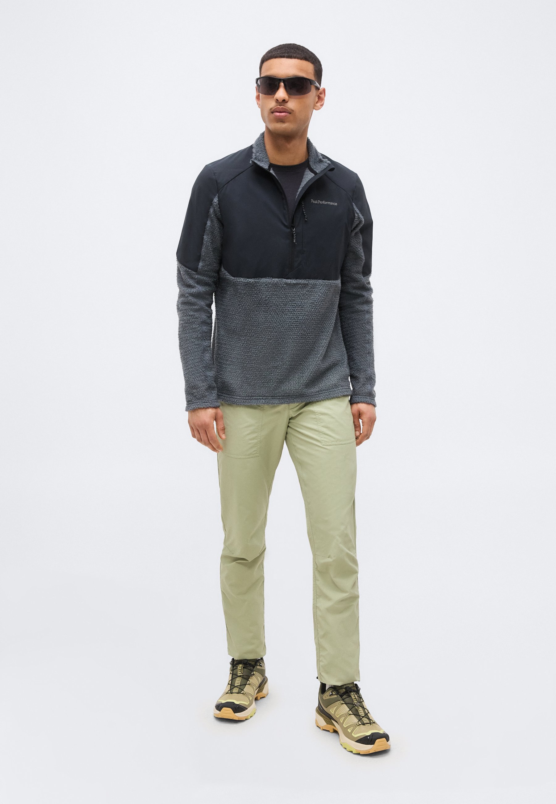 FREELIGHT Mtrail グレー Peak Performance M FREELIGHT ALPHA HALF ZIP - Fleece jumper