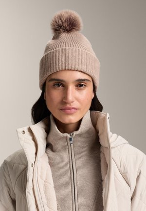 WITH POMPOM - Huer - beige