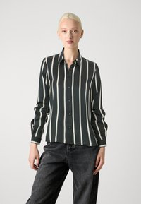 JDY JDYFIFI - Button-down blouse - black/sandshell