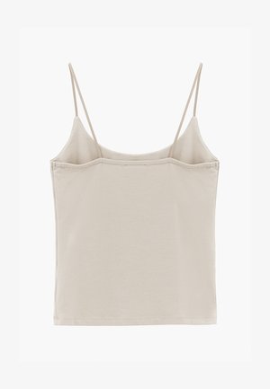 OXXO, OXXO BODYCON TANK TOP U NECK - Top - plaza taupe
