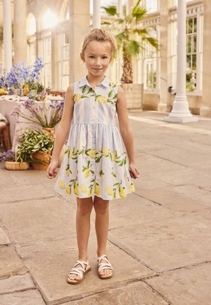 Next, REGULAR FIT - Robe chemise - lemon stripe