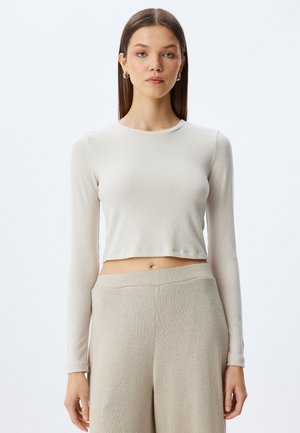 CROP - Pyjamapaita - beige