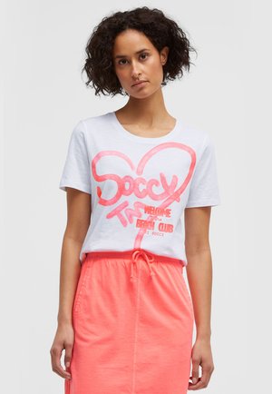 Soccx, SOCCX T-SHIRT RUNDHALS MIT ARTWORK - T-Shirt print - opticwhite
