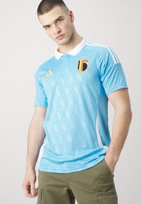 adidas Performance BELGIUM 24 HOME - Football shirt - semi blue burst