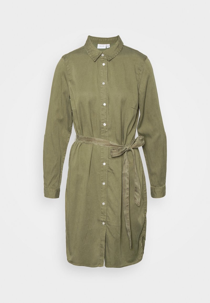 Vila Jeansjurken kaki Vila Jeansjurken kaki