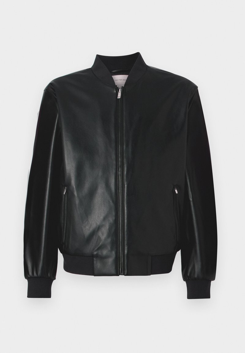 Calvin Klein Jeans Kurtka ze skóry ekologicznej/czarny