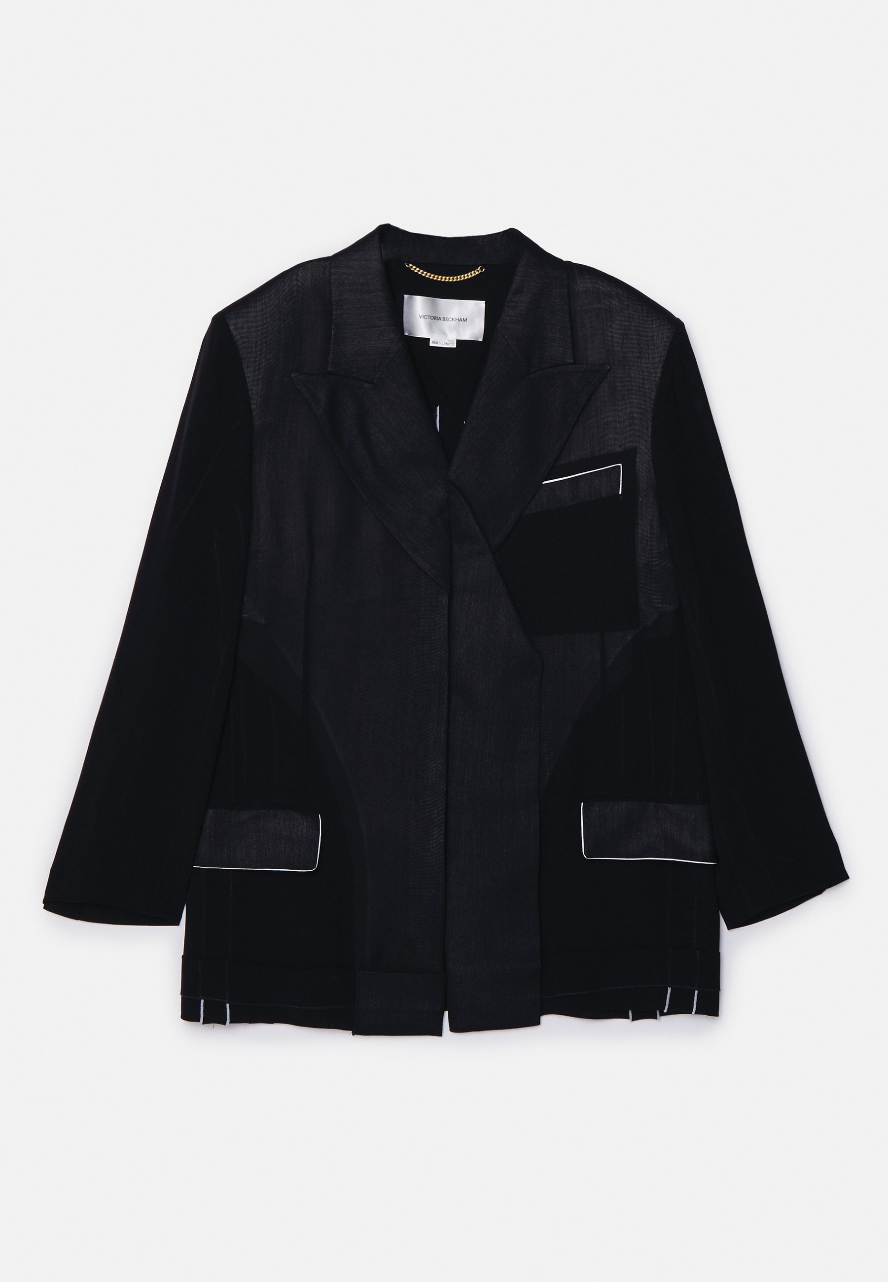 ボトムスその他 Victoria Beckham Pointed Shoulder Jacket Victoria Beckham Pointed Shoulder Double-Breasted Jacket