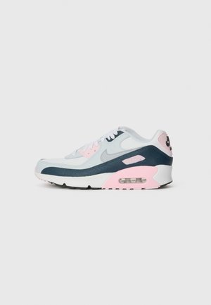 AIR MAX 90 UNISEX - Baskets basses - white/wolf grey/pink foam/armory navy