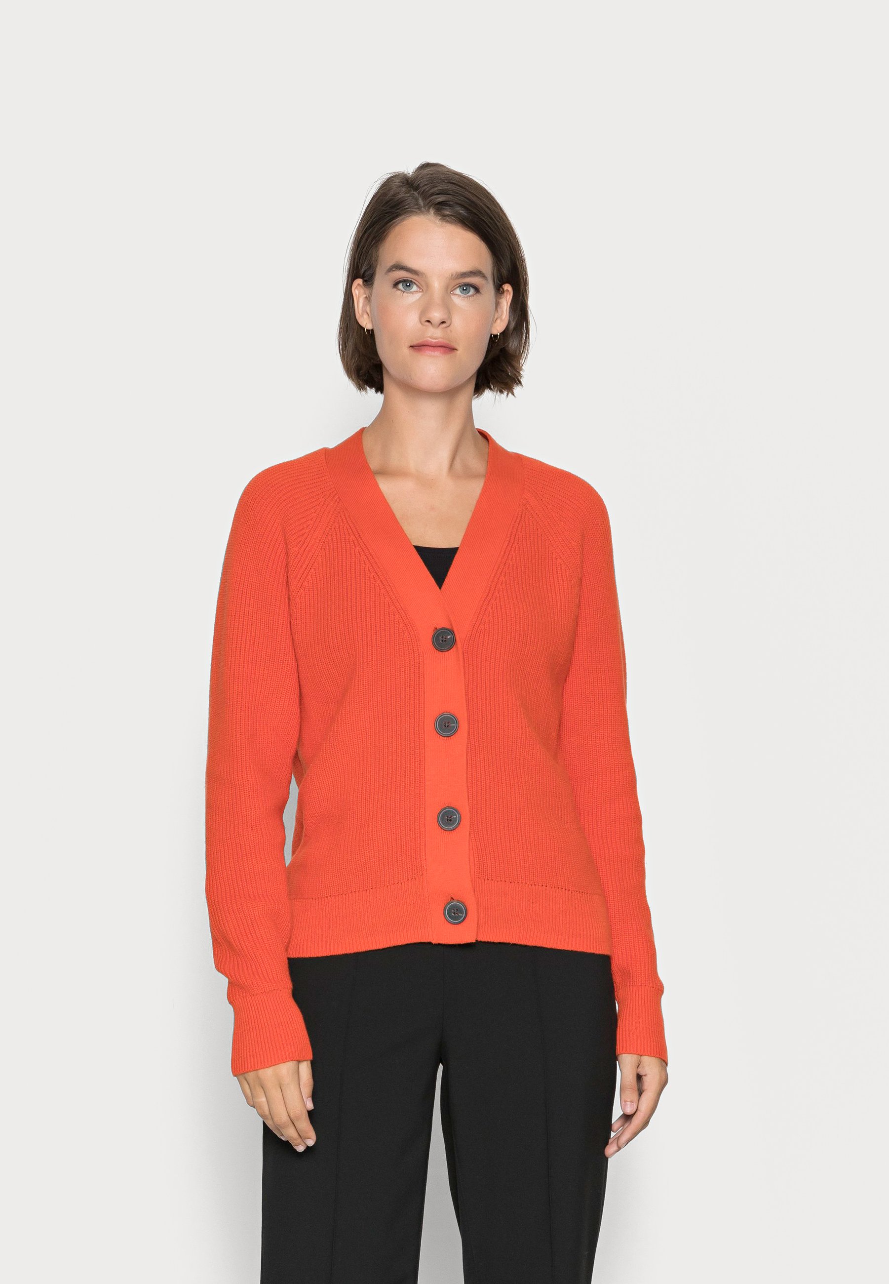 GAP Cardigan - grenadine orange/black 