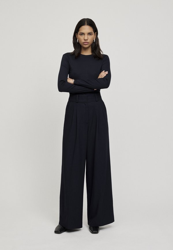 PRESCILLIA ANN - Stoffhose - dunkle marine