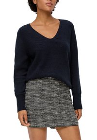 s.Oliver MIT V-AUSSCHNITT - Trui - navy