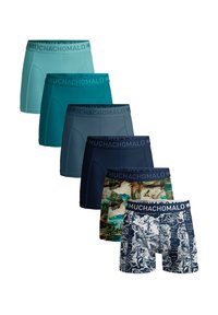 MUCHACHOMALO 6-PACK SOLID - Úzke boxerky - print blue