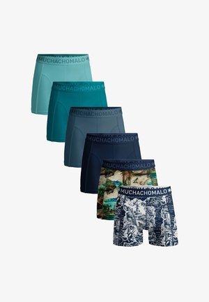 MUCHACHOMALO 6-PACK SOLID - Boxers - print blue
