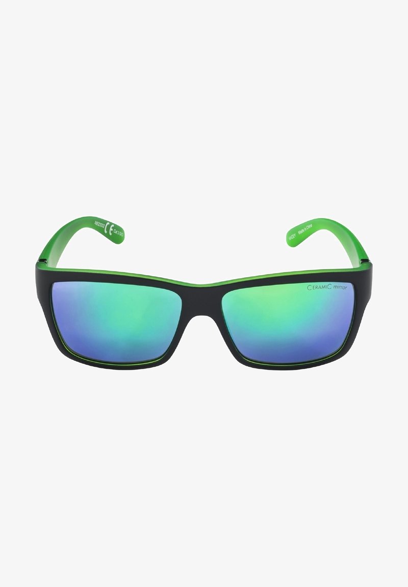 Alpina KACEY - Sports glasses - black matt-green (a8523.x.32)
