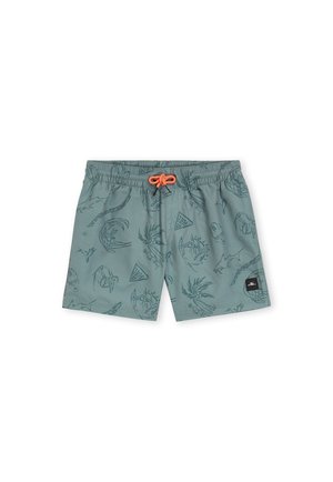 Zwemshorts - green vintage surfer