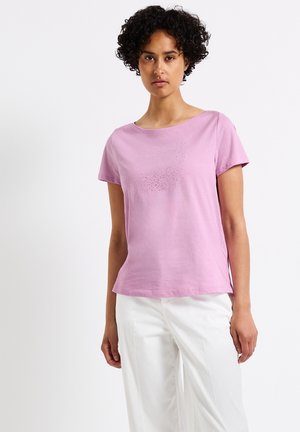 MIT FOLIEN-PRINT - Print T-shirt - rosa