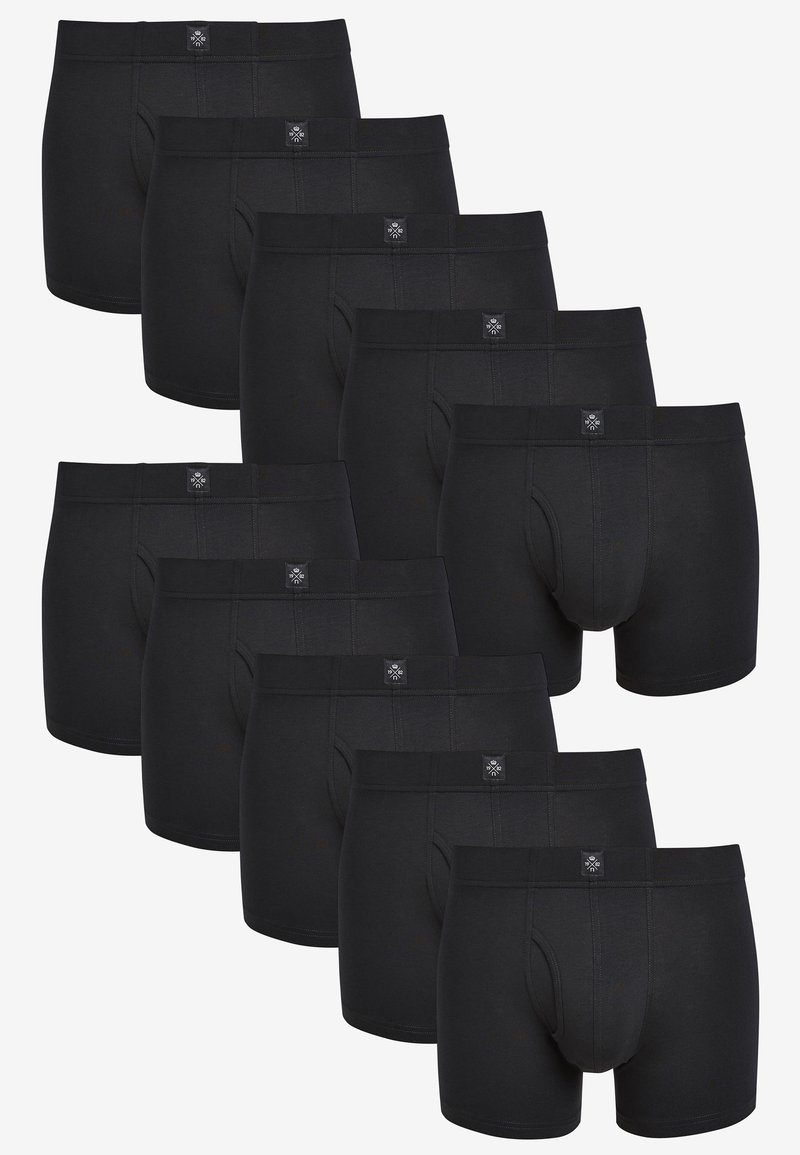 Next ESSENTIAL TEN PACK - Široke bokserice - black