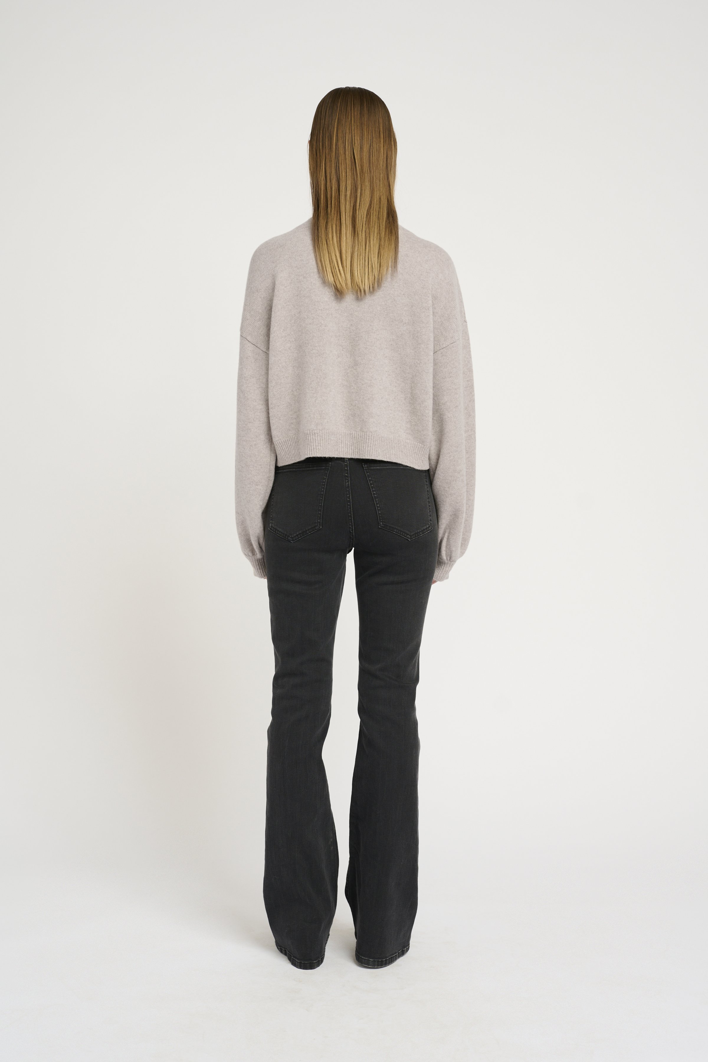 売れ筋商品|||ゲタス ニット&セーター レディース アウター MANZI - Cardigan - string melange String Melange Cardigan by MANZI with Button Fastening