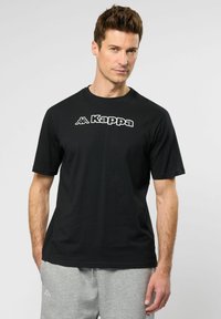 Kappa 3-PACK - T-shirt print - blue grey md melange black