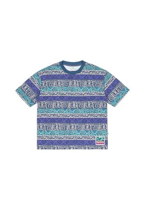Quiksilver GLOBAL HEAT - T-shirt imprimé - blue