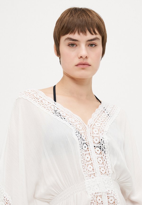 ONLFLORIDA BEACH COVER  - Beach accessory - cloud dancer3