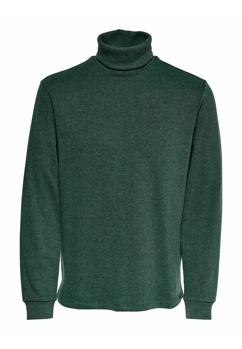 Herren Strickjacken | Only & Sons Strickpullover pine grove/dunkelgrün-meliert - FP91799 Herren Strickjacken | Only & Sons Strickpullover pine grove/dunkelgrün-meliert - FP91799