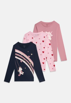 Name it, NMFNIA 3 PACK - Pikkade varrukatega topp - navy blazer/sweet dreams/lilas