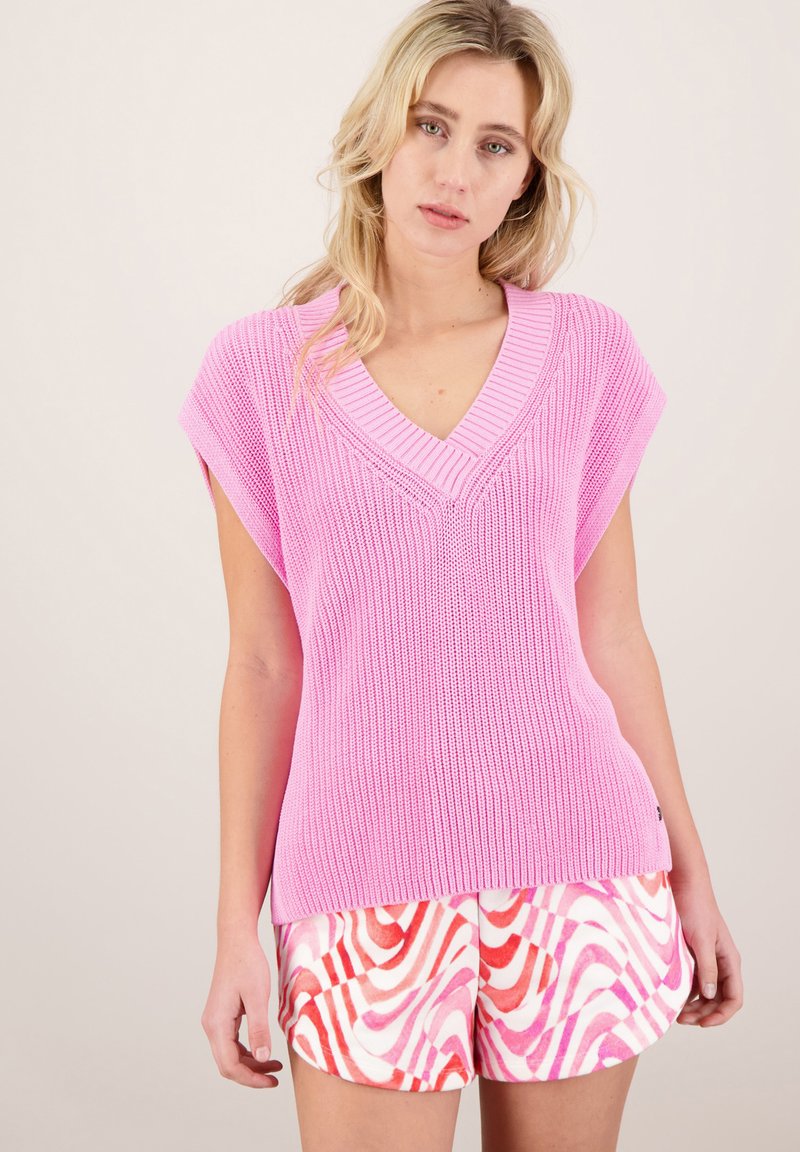 Damen T-Shirts | Better Rich EVE VNECK WESTOVER T-Shirt basic fuchsia pink/pink - NQ37608 Damen T-Shirts | Better Rich EVE VNECK WESTOVER T-Shirt basic fuchsia pink/pink - NQ37608
