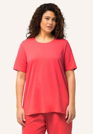 RUNDHALSAUSSCHNITT HALBARM - T-shirt basique - dark coral