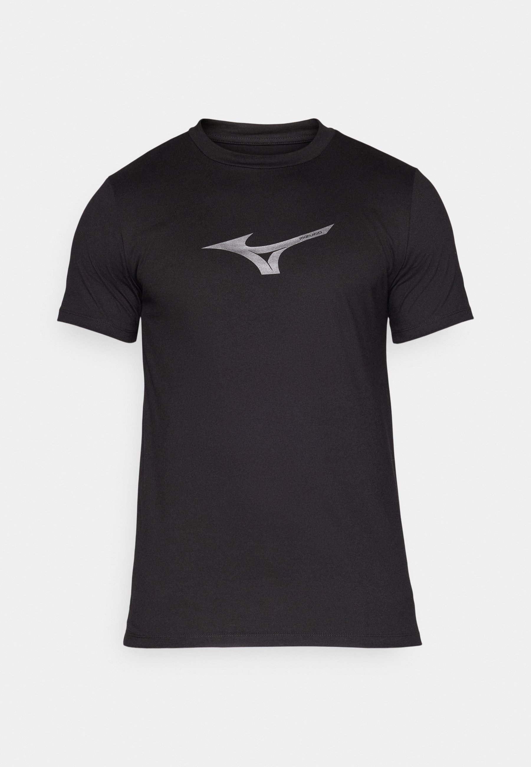 Mizuno ATHLETICS TEE - T-shirt con stampa - black/nero - Zalando