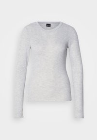 SHEER - T-shirt à manches longues - light grey melange