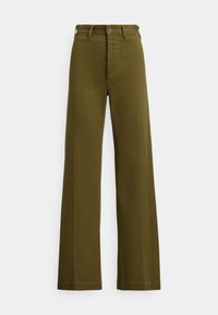 WOVEN FLARE PANTS - Bukse - olive