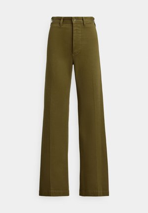 STRETCH-COTTON BEATON PANT - Calças - olive