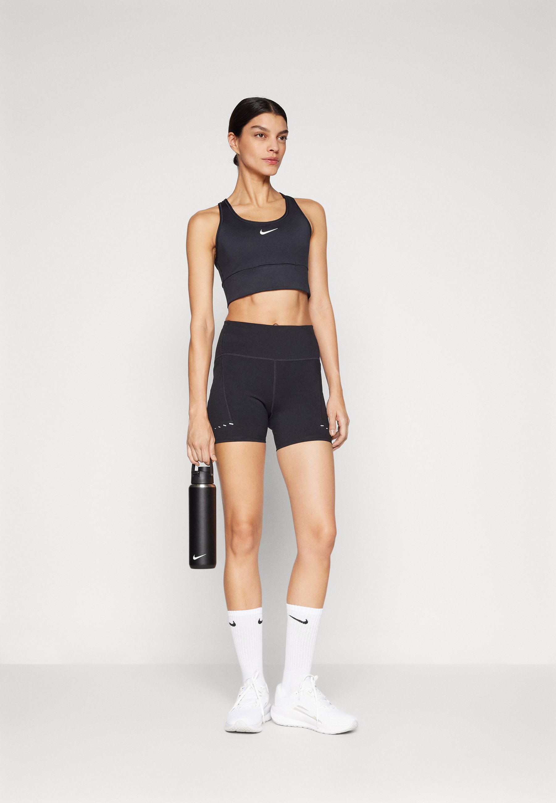 nike tight black shorts