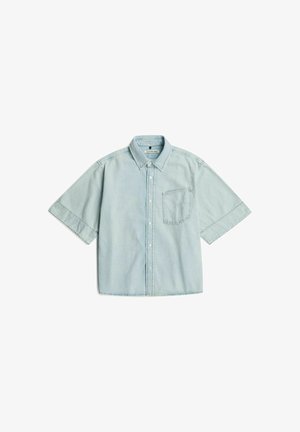 G-STAR, CARTER ONE POCKET DENIM SHIRT - Hemdbluse - vintage lt aged