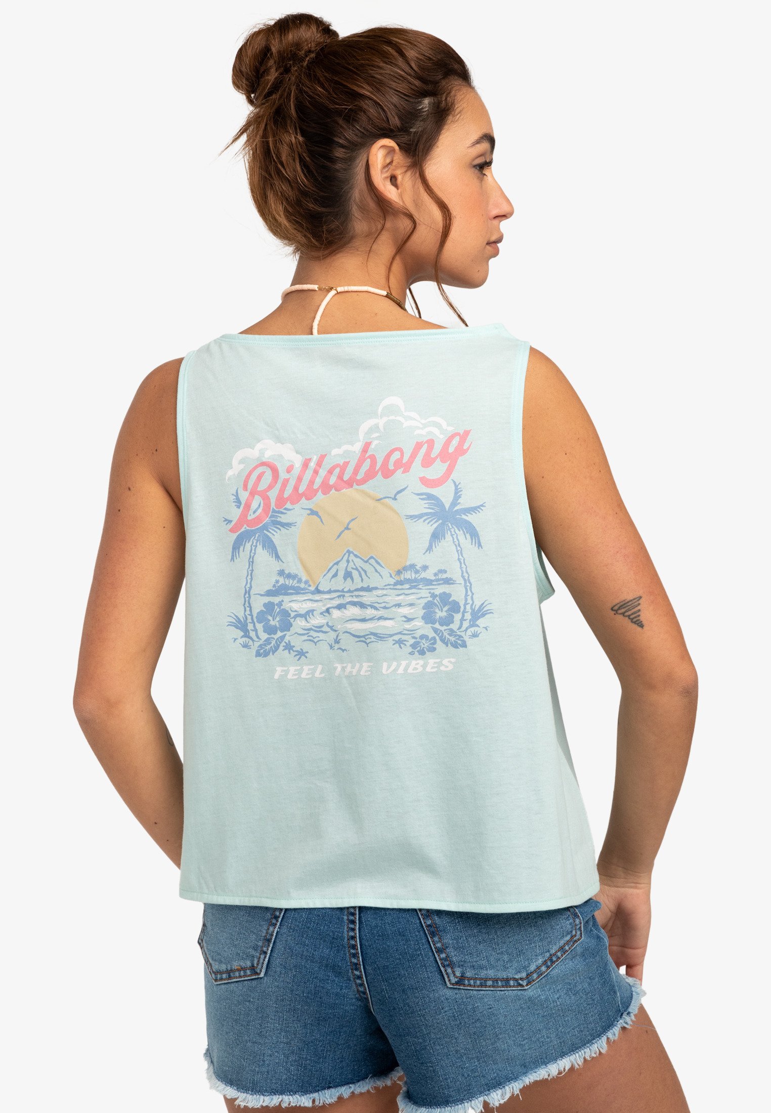 Billabong FEEL - Top - lit skies/azul claro - Zalando.es