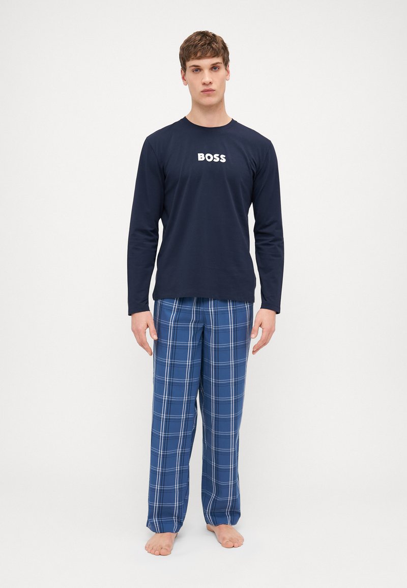 BOSS - EASY LONG - Pyjama set - medium blue, Enlarge