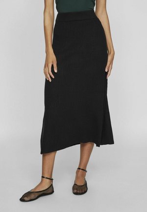 VILA Gonna a campana - black beauty