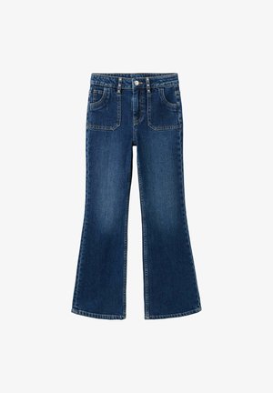 Mango Kids, KID - Jean flare - blue denim