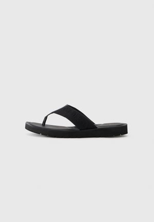 TOEPOST LOGO - T-bar sandals - black