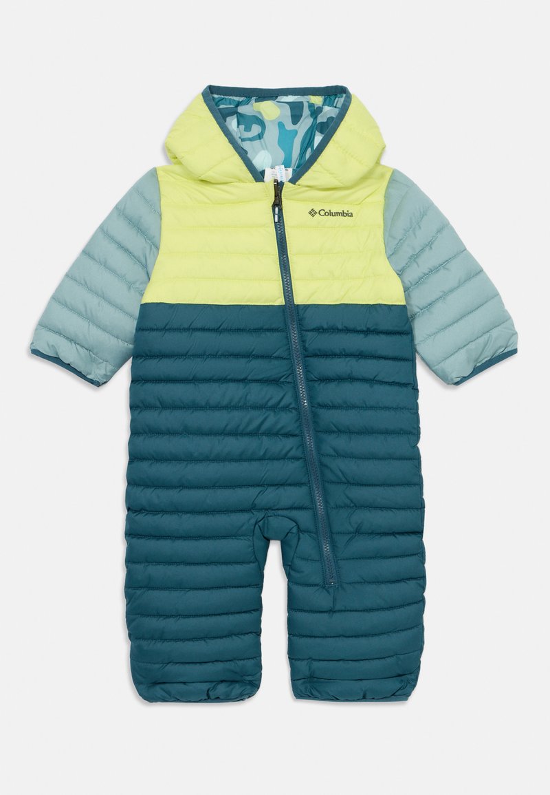Columbia POWDER LITE II REVERSIBLE - Ziemas kombinezons - everblue/neon light/crushed blue