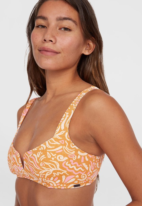 POPOYO MATIRA - Bikini - orange abstract wave4