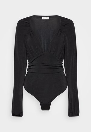 IN YOUR ARMS BODYSUIT - Long sleeved top - black