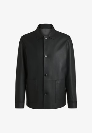 BOSS, MARKIN - Chaqueta de cuero - black