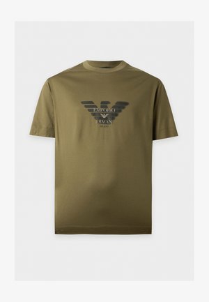 Emporio Armani, T-shirt print - ivy green
